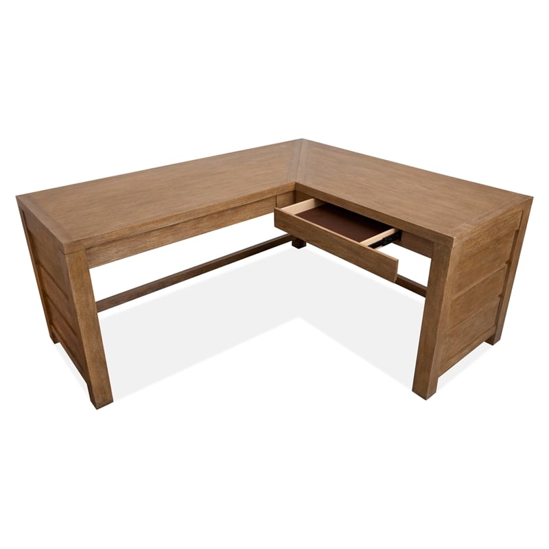 Magnussen Home Plum Creek Sierra Brown L Desk