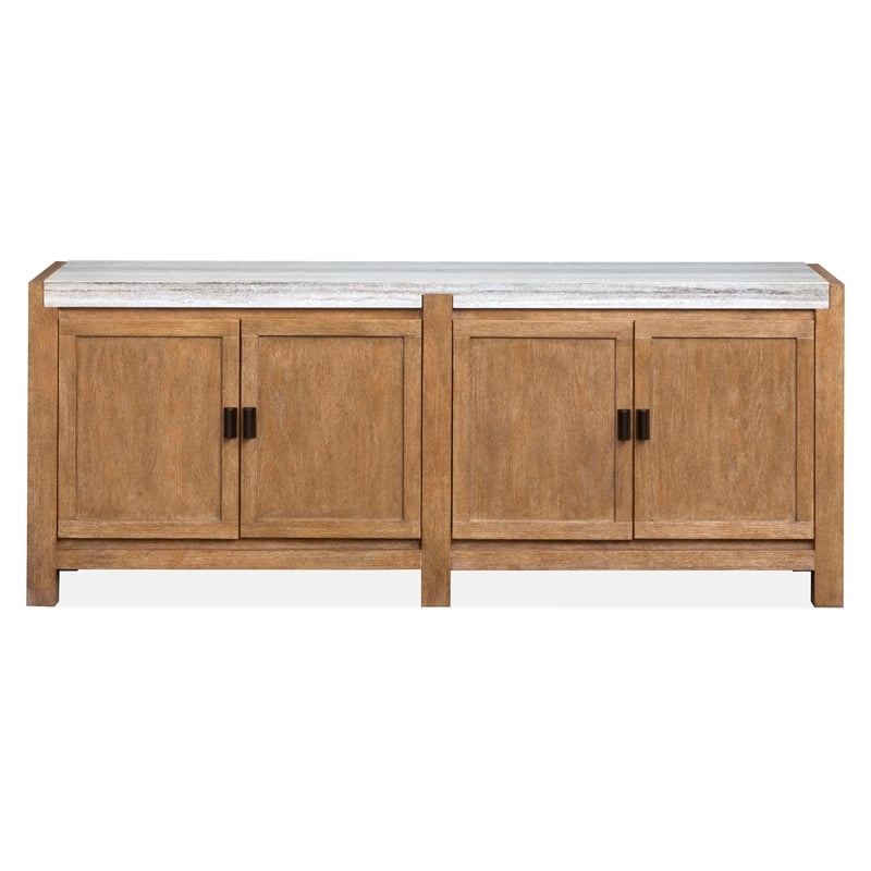 Magnussen Home Plum Creek Sierra Brown Door Console