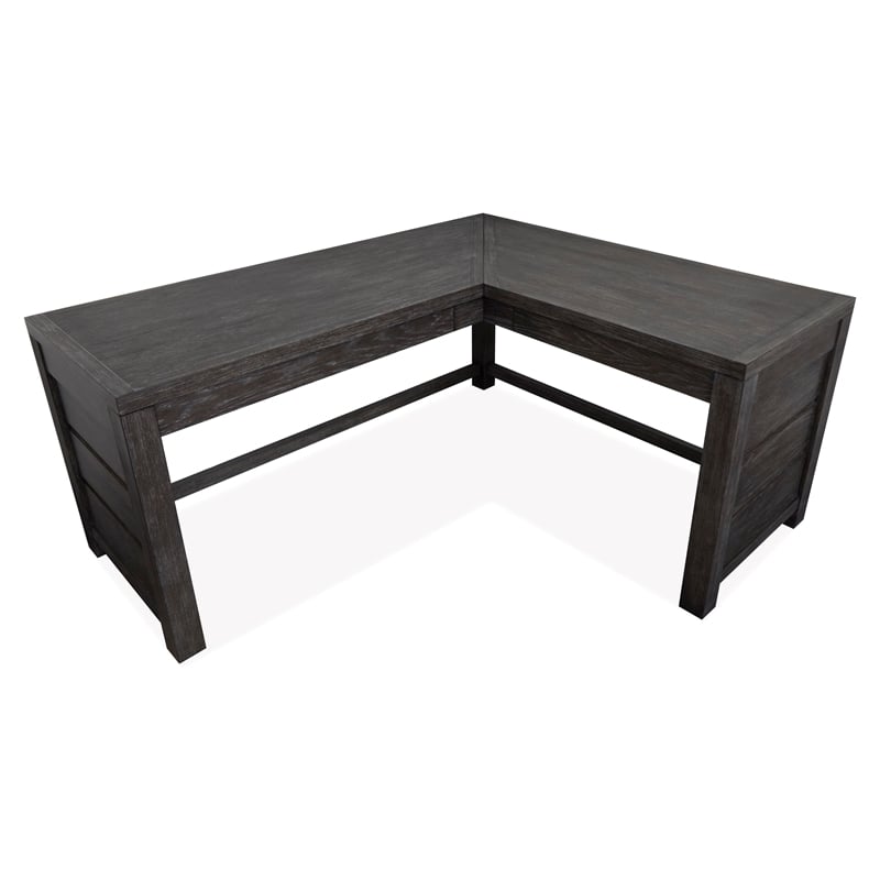 Magnussen Home Plum Creek Ravenwood Black L-Desk