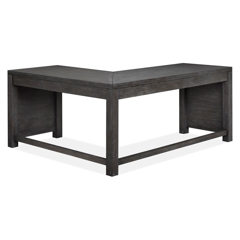 Magnussen Home Plum Creek Ravenwood Black L-Desk