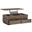 Magnussen Home Baisden Tobacco Lift Top Storage Cocktail Table With Casters