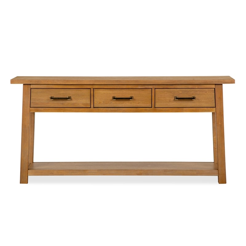 Magnussen Home Lindon Belgian Wheat Rectangular Sofa Table