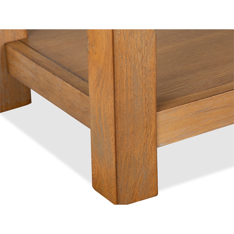 Magnussen Home Lindon Belgian Wheat Rectangular Sofa Table