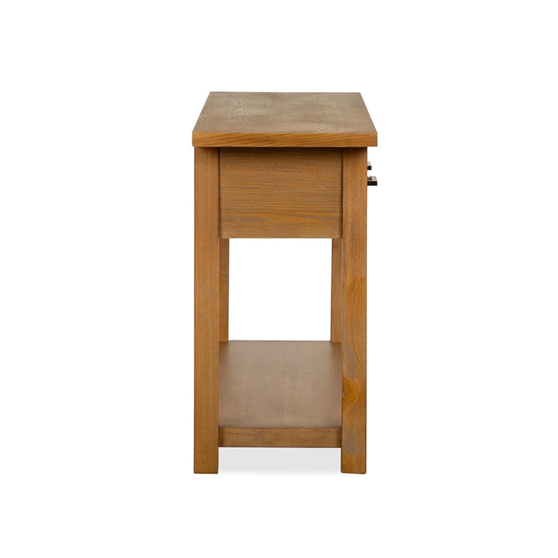 Magnussen Home Lindon Belgian Wheat Rectangular Sofa Table