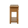 Magnussen Home Lindon Belgian Wheat Rectangular Sofa Table