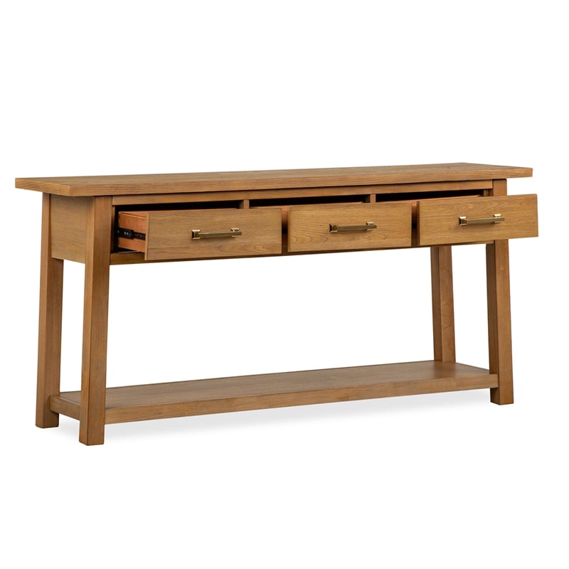 Magnussen Home Lindon Belgian Wheat Rectangular Sofa Table