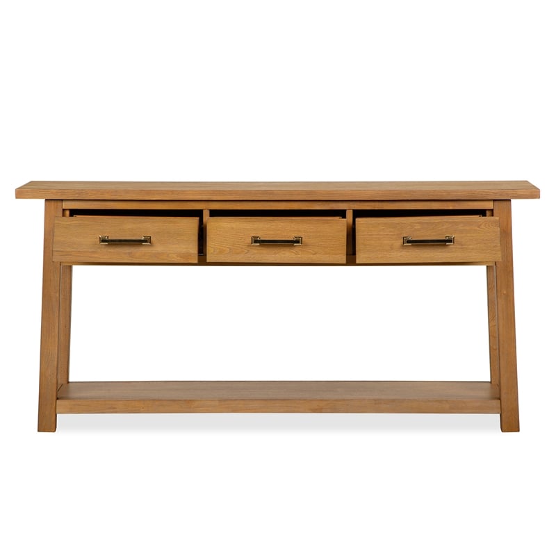 Magnussen Home Lindon Belgian Wheat Rectangular Sofa Table