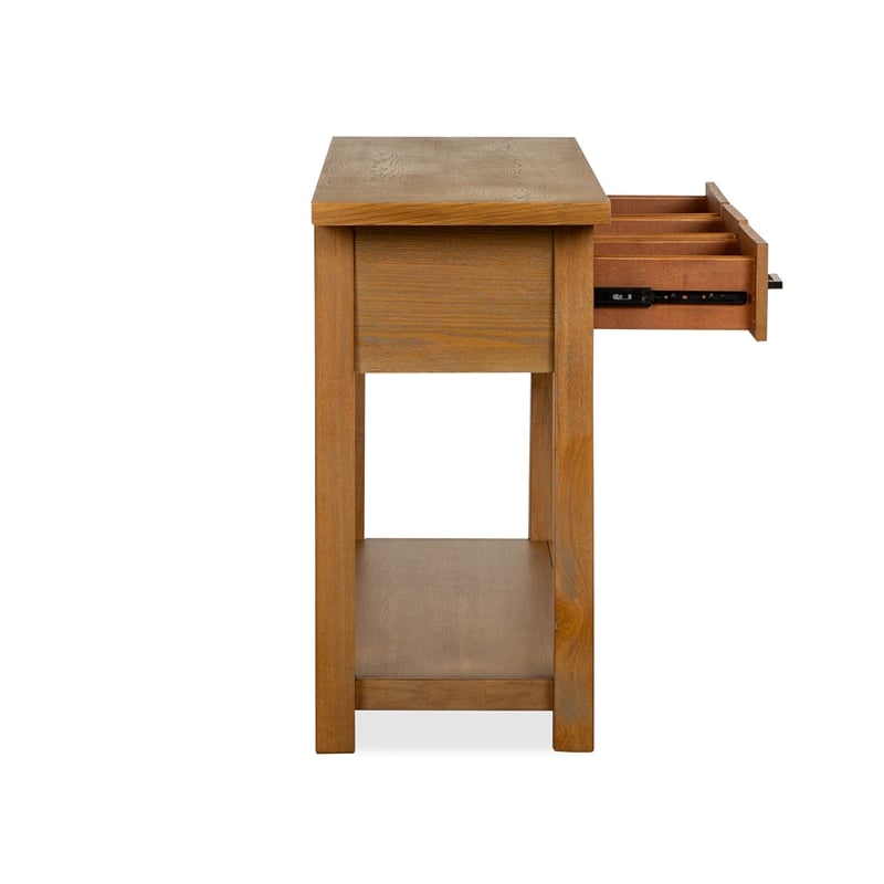 Magnussen Home Lindon Belgian Wheat Rectangular Sofa Table