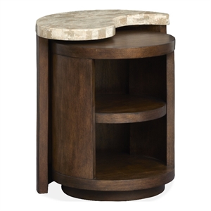 Magnussen Home Mcpherson Burnt Umber Nesting End Table