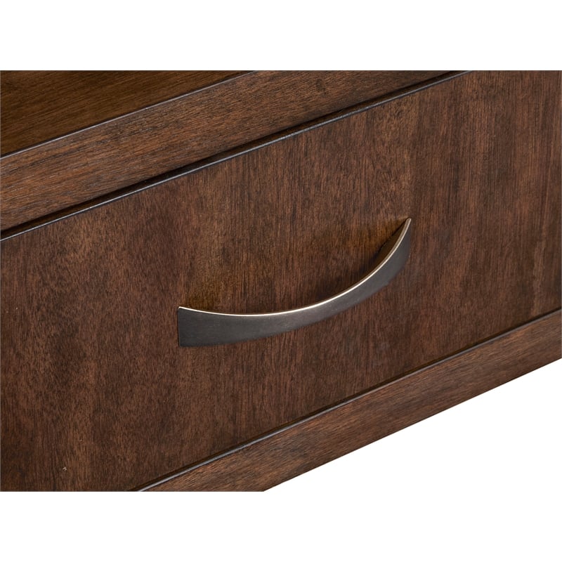 Magnussen Home Mcpherson Burnt Umber Round Cocktail Table With Casters