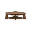Magnussen Home Tanner Pie Shaped Lift Top Cocktail Table With Casters