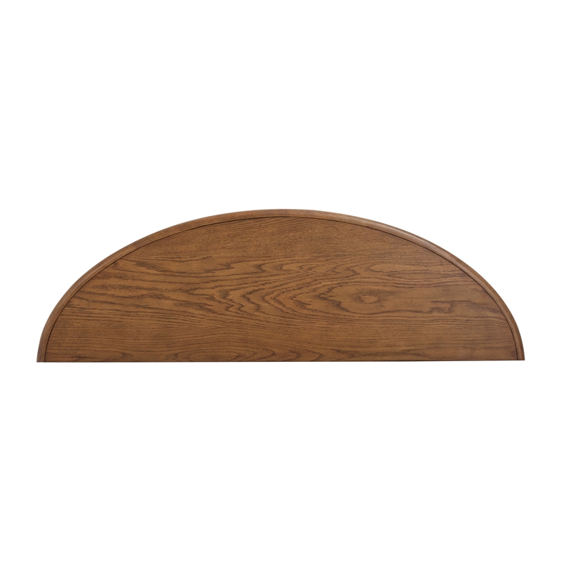 Magnussen Home Tanner Tawny Brown Demilune Sofa Table