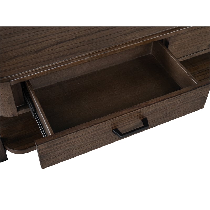Magnussen Home Hallie Lift Top Storage Cocktail Table With Casters