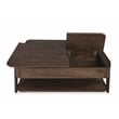 Magnussen Home Hallie Lift Top Storage Cocktail Table With Casters