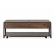 Magnussen Home Hallie Lift Top Storage Cocktail Table With Casters