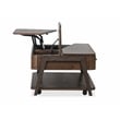 Magnussen Home Hallie Lift Top Storage Cocktail Table With Casters