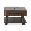 Magnussen Home Hallie Lift Top Storage Cocktail Table With Casters