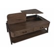 Magnussen Home Hallie Lift Top Storage Cocktail Table With Casters