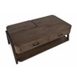 Magnussen Home Hallie Lift Top Storage Cocktail Table With Casters