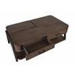 Magnussen Home Hallie Lift Top Storage Cocktail Table With Casters