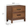 Magnussen Home Ridgefield Russet Drawer Nightstand