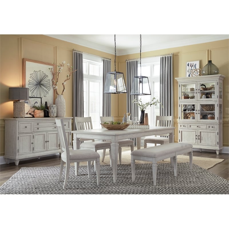 Magnussen Home Newport Alabaster Dining Cabinet