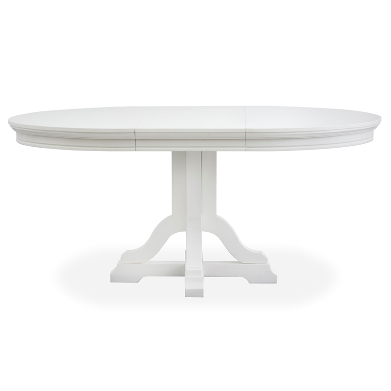 Magnussen Home Charleston White Dove White Extendable 48