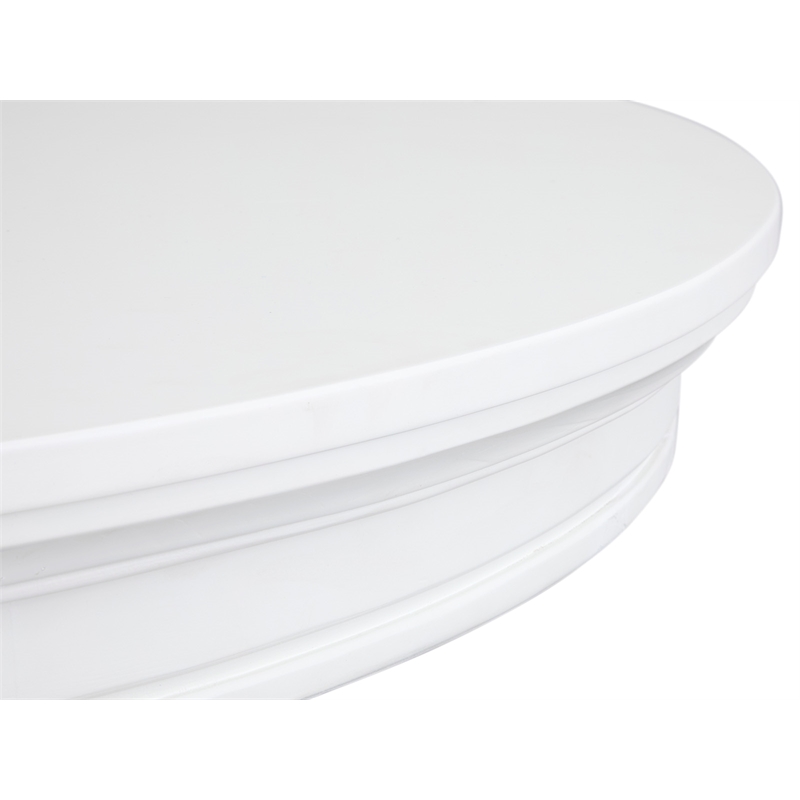 Magnussen Home Charleston White Dove White Extendable 48