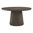 Magnussen Home Kavanaugh Weathered Kona Brown Extendable Round Dining Table