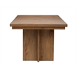 Magnussen Home Marcel Harvest Brown Extendable Trestle Dining Table