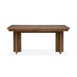 Magnussen Home Marcel Harvest Brown Extendable Trestle Dining Table
