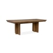 Magnussen Home Marcel Harvest Brown Extendable Trestle Dining Table