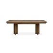 Magnussen Home Marcel Harvest Brown Extendable Trestle Dining Table