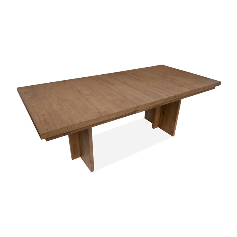 Magnussen Home Marcel Harvest Brown Extendable Trestle Dining Table