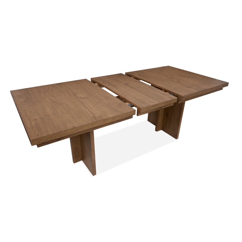 Magnussen Home Marcel Harvest Brown Extendable Trestle Dining Table
