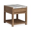 Magnussen Home Plum Creek Sierra Brown Rectangular End Table
