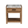 Magnussen Home Plum Creek Sierra Brown Rectangular End Table