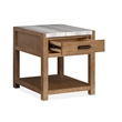 Magnussen Home Plum Creek Sierra Brown Rectangular End Table