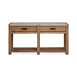 Magnussen Home Plum Creek Sierra Brown Rectangular Sofa Table