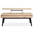 Magnussen Home Fletcher Driftwood Lift Top Storage Cocktail Table