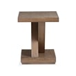 Magnussen Home Lansbury Antique Wheat Rectangular End Table