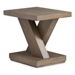 Magnussen Home Lansbury Antique Wheat Rectangular End Table