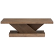 Magnussen Home Lansbury Antique Wheat Rectangular Cocktail Table With Casters