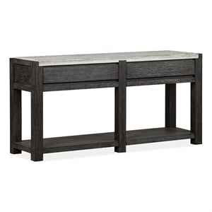 Magnussen Home Plum Creek Ravenwood Black Rectangular Sofa Table