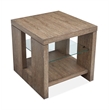 Magnussen Home Conway Spiced Brown Rectangular End Table