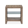 Magnussen Home Conway Spiced Brown Rectangular End Table