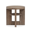 Magnussen Home Conway Spiced Brown Round End Table