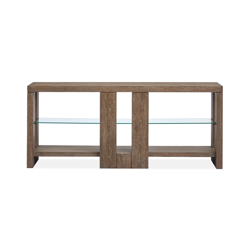Magnussen Home Conway Spiced Brown Console Sofa Table