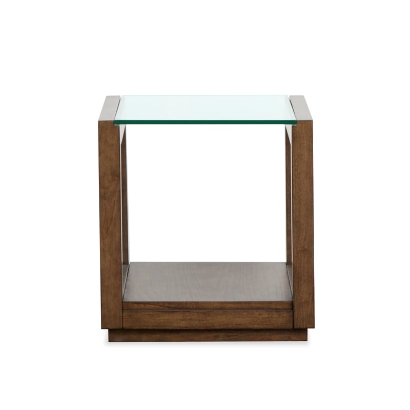 Magnussen Home Sebastian Cinnamon Rectangular End Table