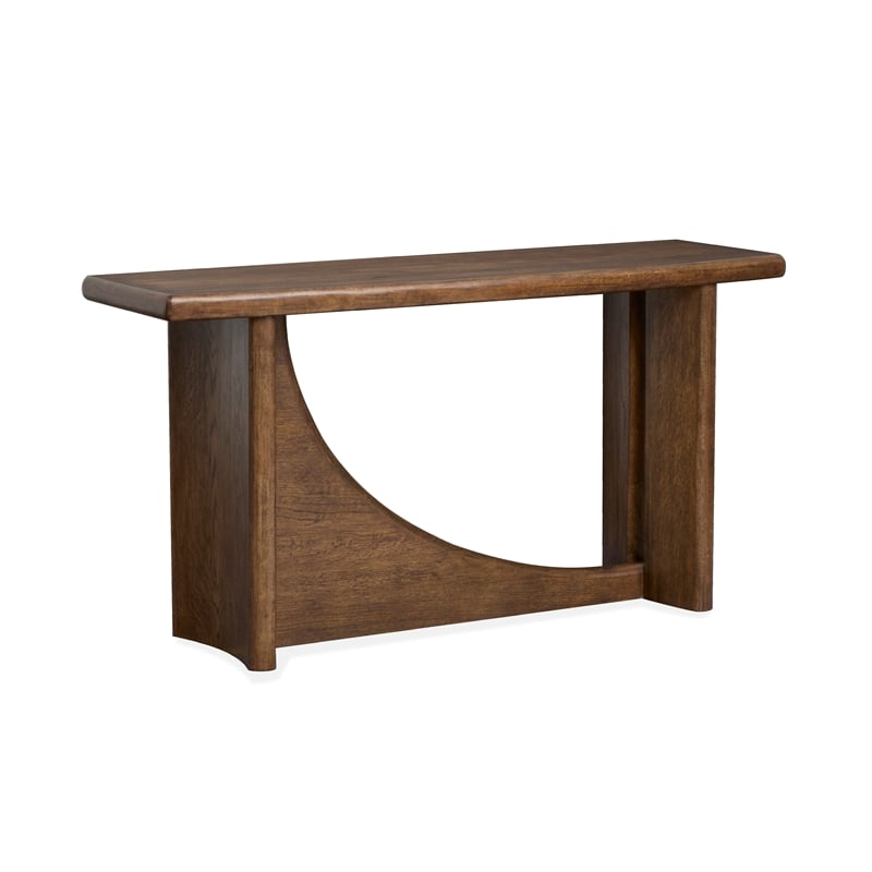 Magnussen Home Phoebe Sienna Brown Rectangular Sofa Table